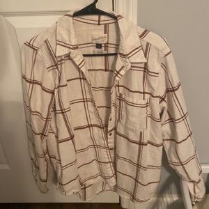 Brown/Tan Flannel Size Medium